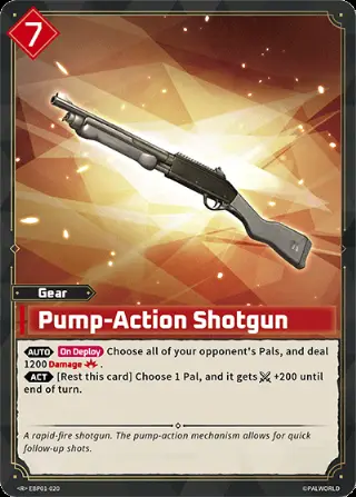 Pump-Action Shotgun