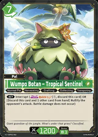 Wumpo Botan – Tropical Sentinel