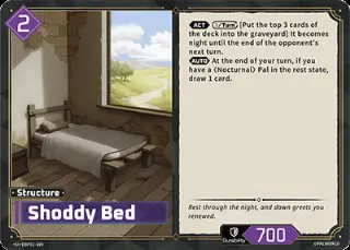 Shoddy Bed