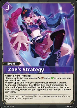 Zoe's Strategy