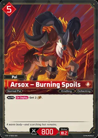 Arsox – Burning Spoils