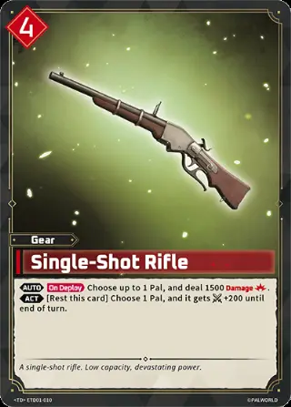 Single-Shot Rifle