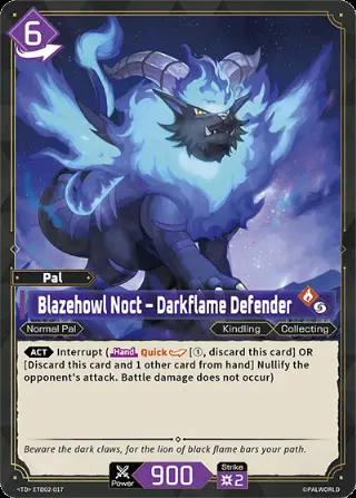 Blazehowl Noct – Darkflame Defender